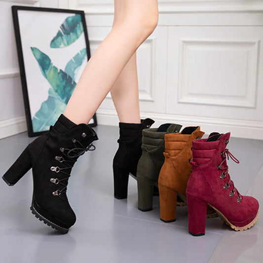 Women‘s Lace-up High Heel - Infinite Choice Marketplace