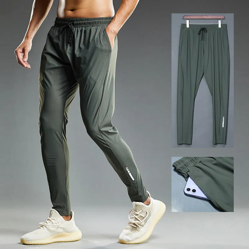 Summer Elastic Men Running Sport Pants - Infinite Choice Marketplace