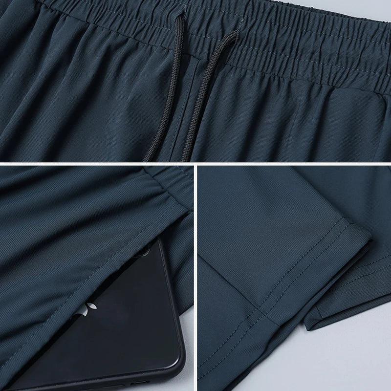 Summer Elastic Men Running Sport Pants - Infinite Choice Marketplace