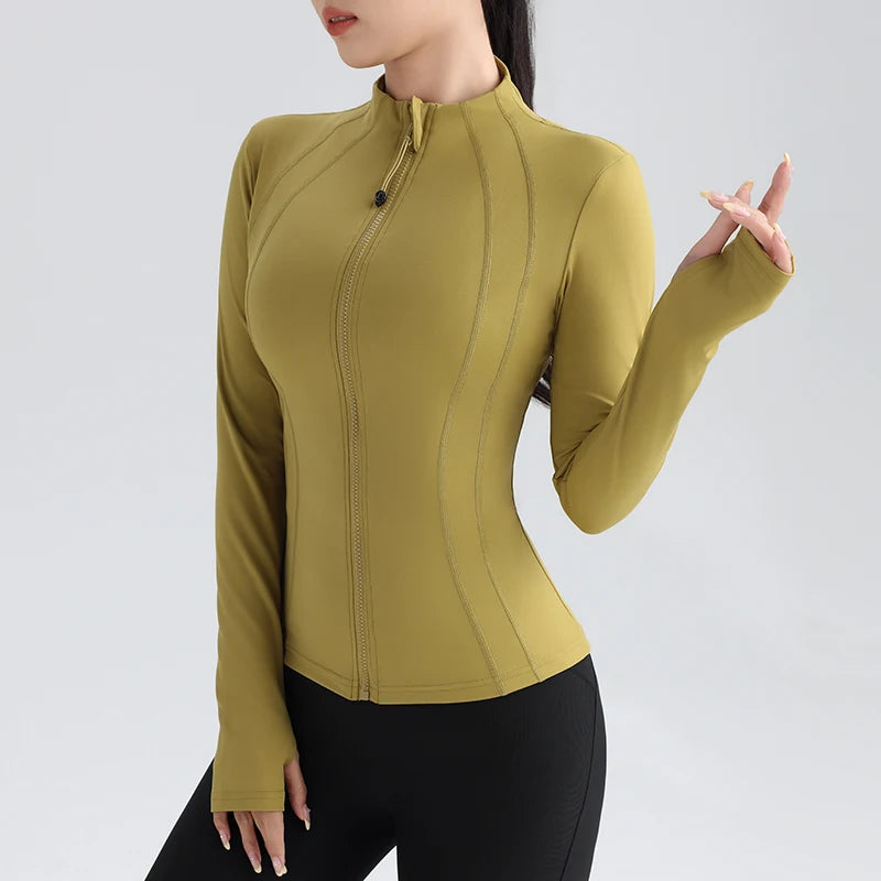 Gym Women's Full Zip Yoga Top - Infinite Choice Marketplace