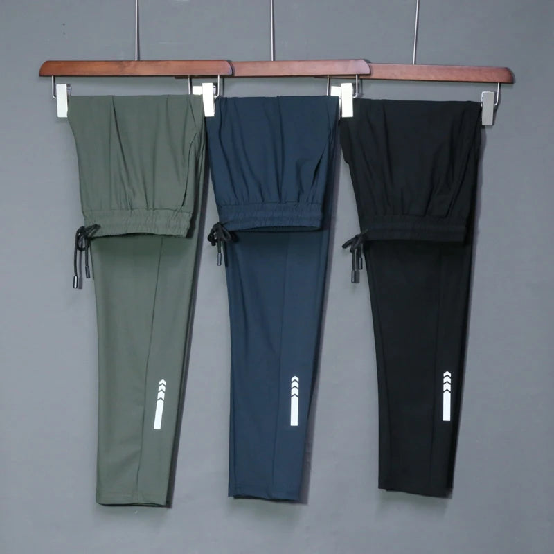 Summer Elastic Men Running Sport Pants - Infinite Choice Marketplace