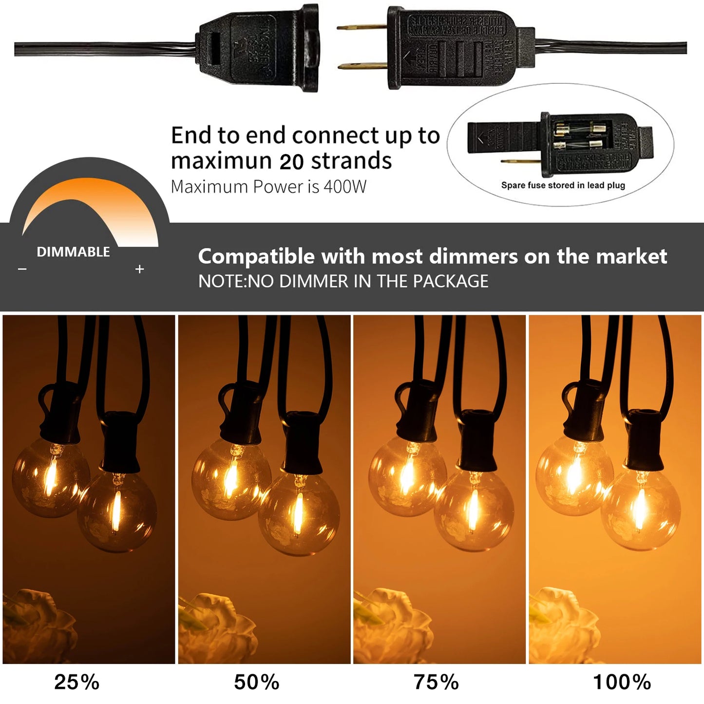 15M 20M Connectable LED String Light - Infinite Choice Marketplace