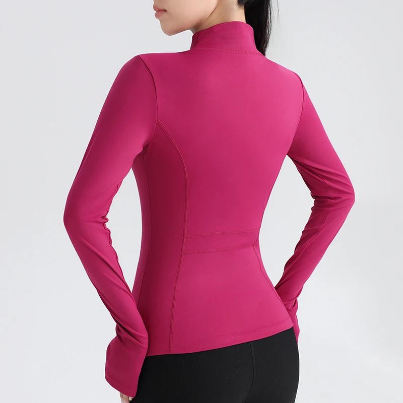 Gym Women's Full Zip Yoga Top - Infinite Choice Marketplace