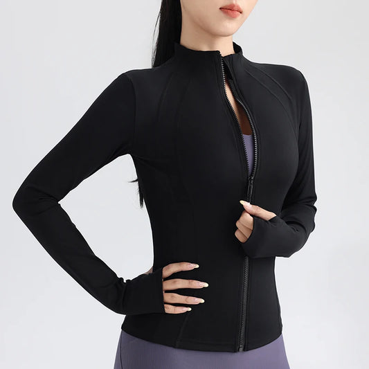 Gym Women's Full Zip Yoga Top - Infinite Choice Marketplace