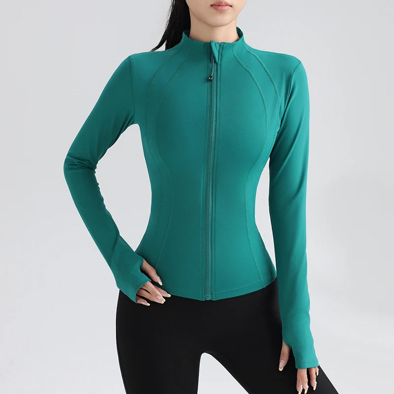 Gym Women's Full Zip Yoga Top - Infinite Choice Marketplace